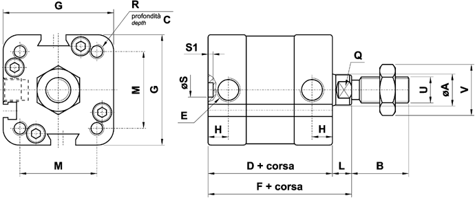 cilindro compatto 32