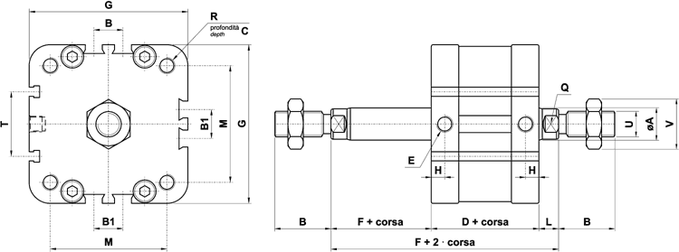 cilindro compatto 80-100