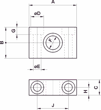 snodo per cerniera intermedia